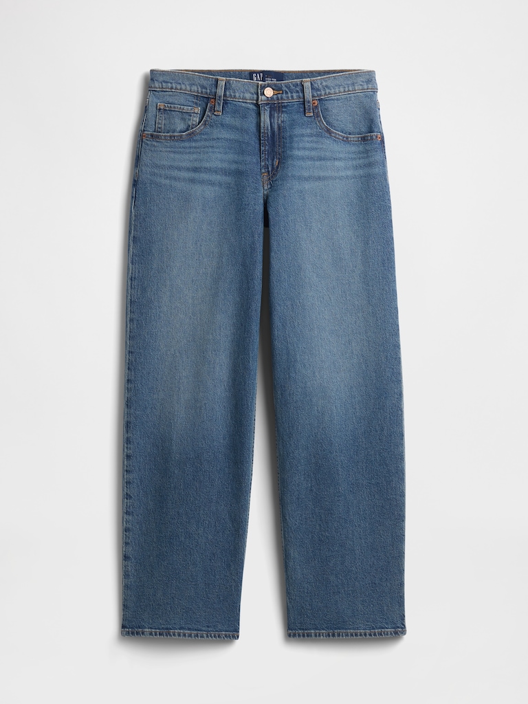 Low Rise '90s Loose Jeans