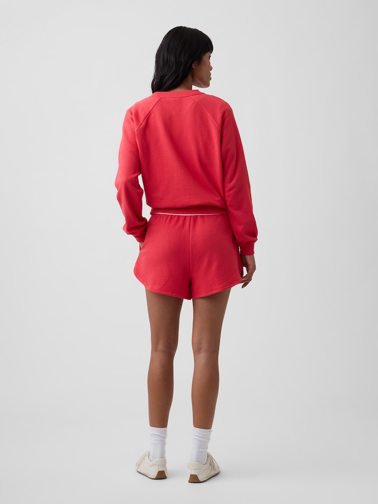 Relaxed French Terry Dolphin Shorts