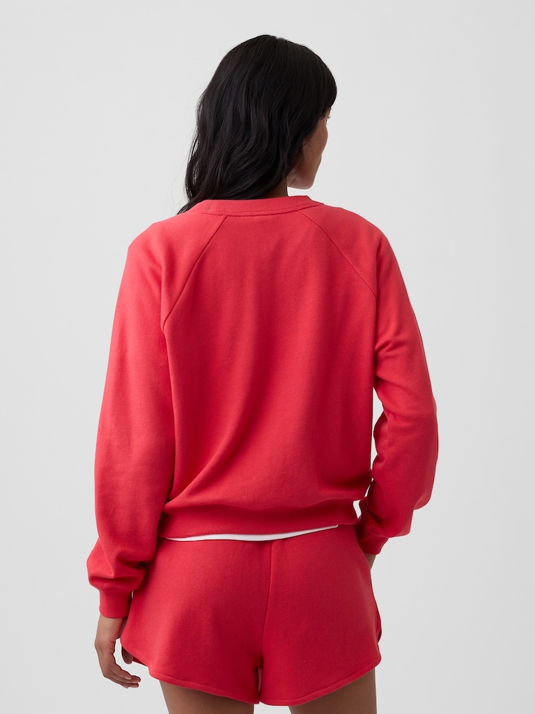 Relaxed French Terry Crewneck Sweatshirt