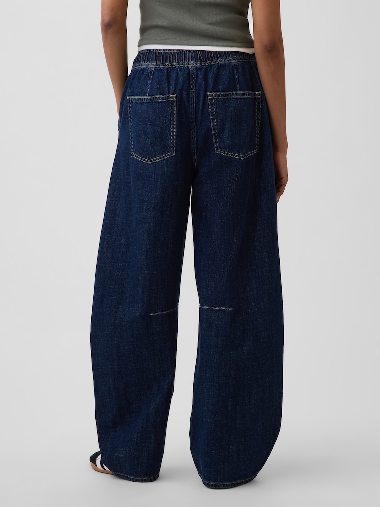 Mid Rise Easy Horseshoe Jeans