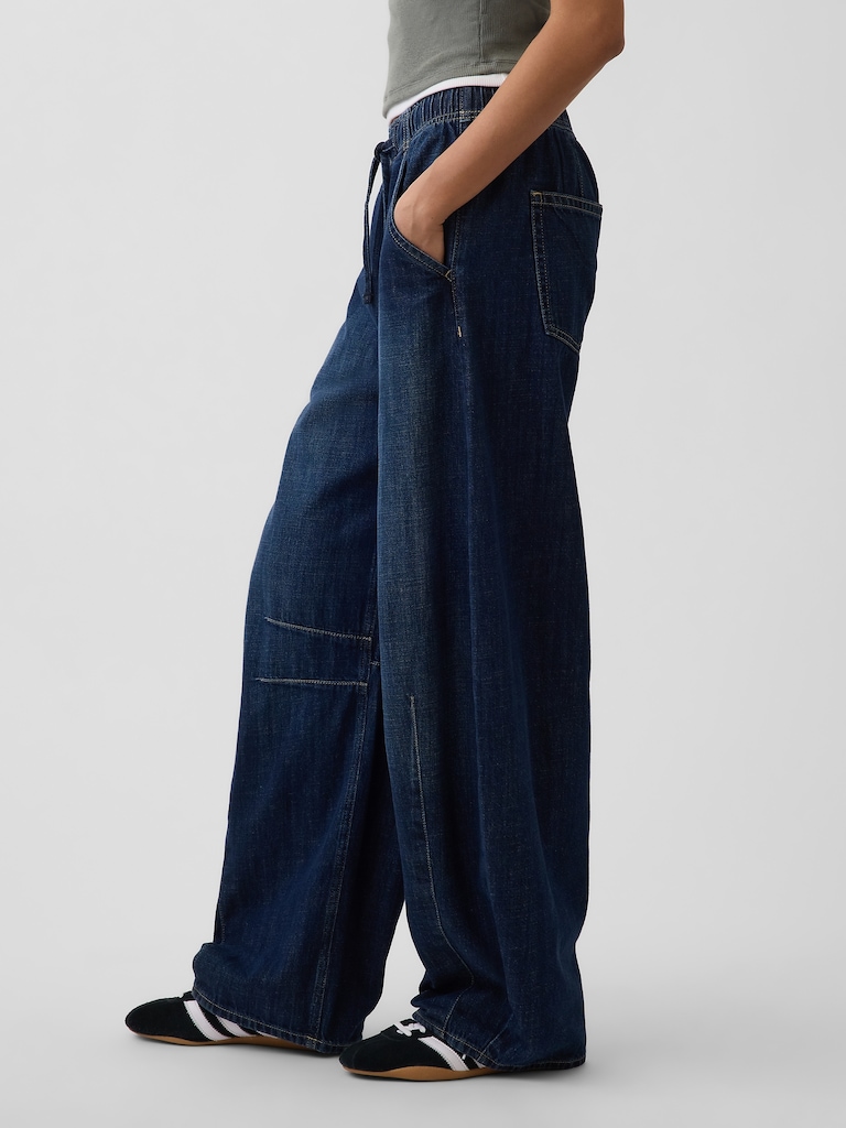 Mid Rise Easy Horseshoe Jeans