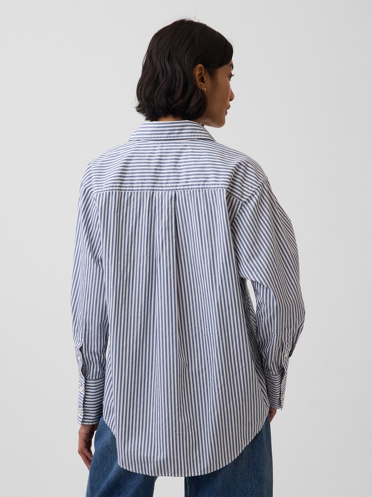 Organic Cotton Poplin Big Shirt