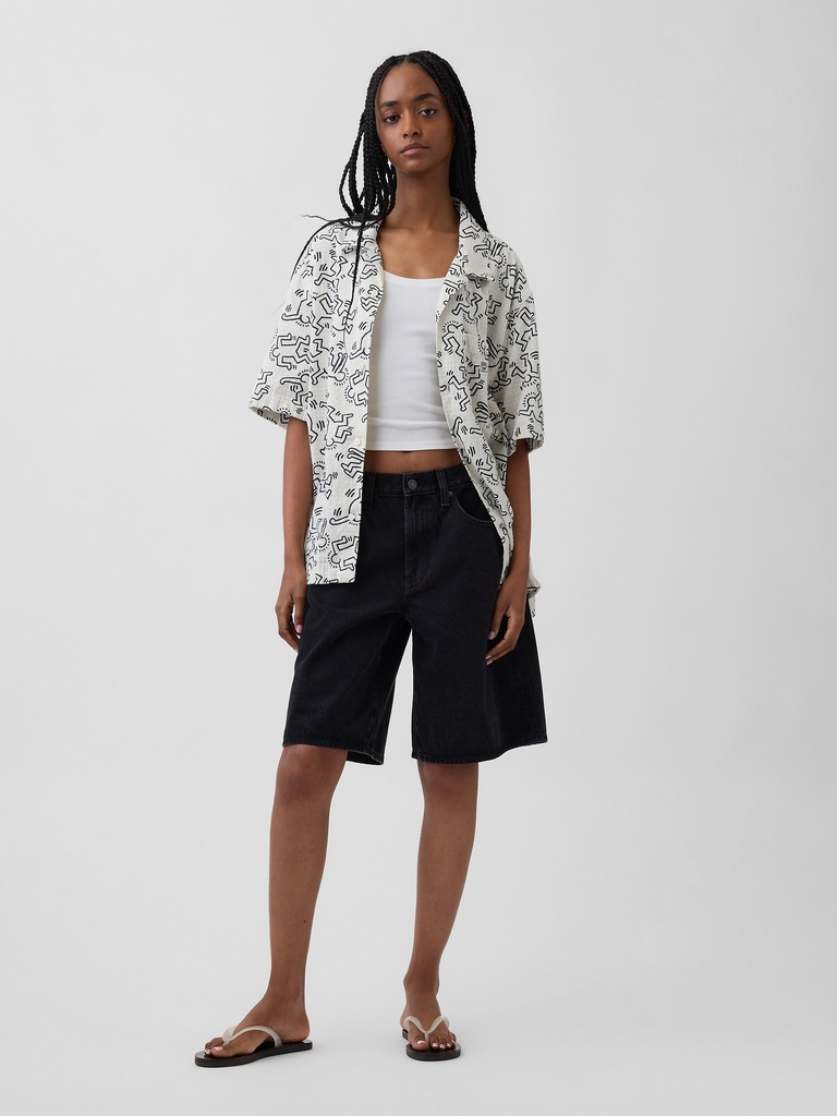 Keith Haring Textured Shirt