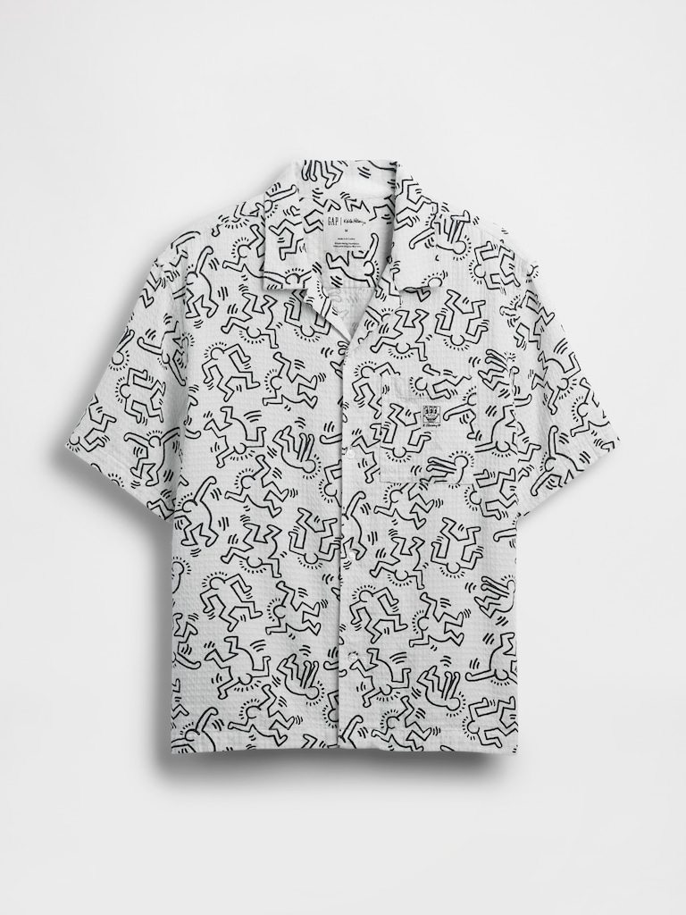 Keith Haring Textured Shirt
