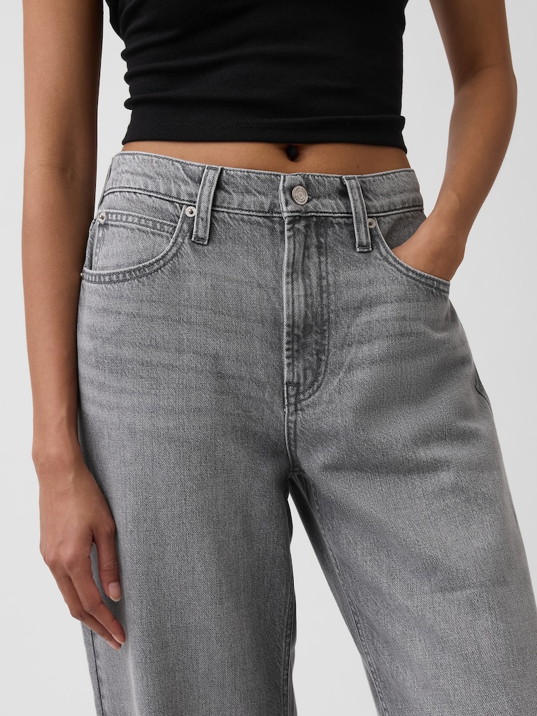 High Rise UltraSoft Barrel Jeans