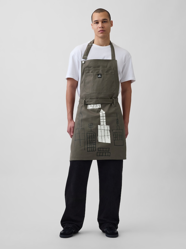 Jean-Michel Basquiat Canvas Apron