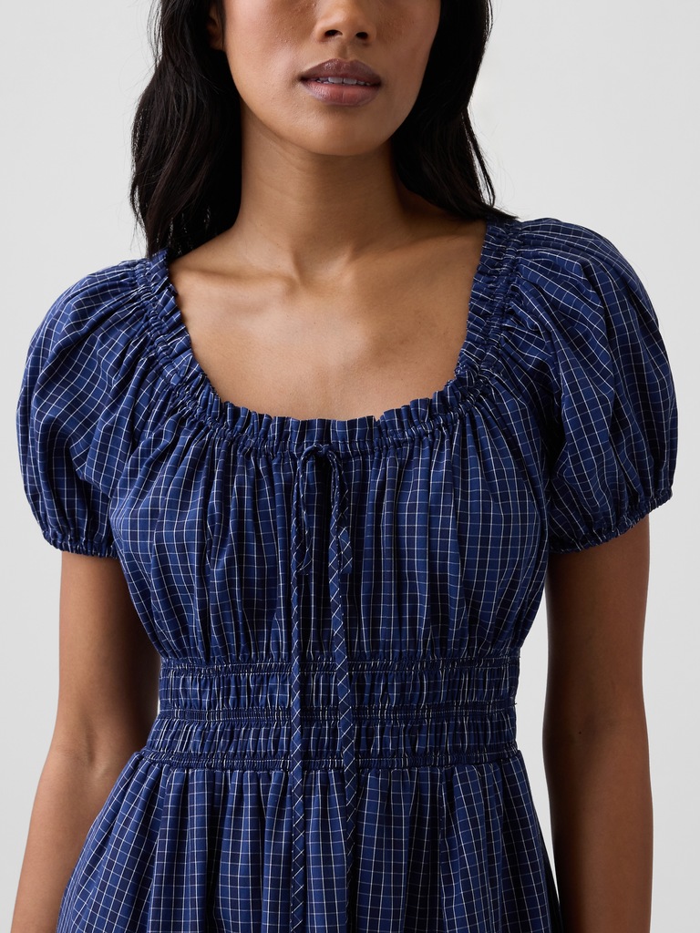 Puff Sleeve Maxi Dress