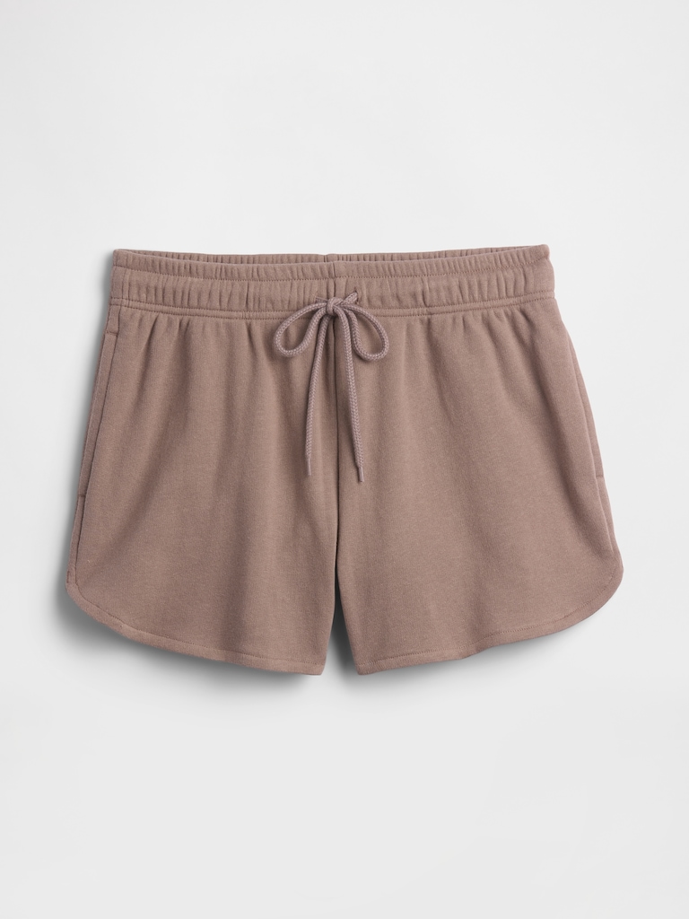Relaxed French Terry Dolphin Shorts