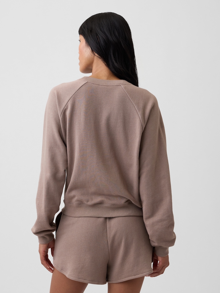 Relaxed French Terry Crewneck Sweatshirt