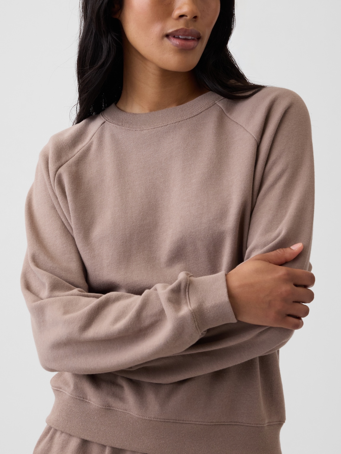 Relaxed French Terry Crewneck Sweatshirt