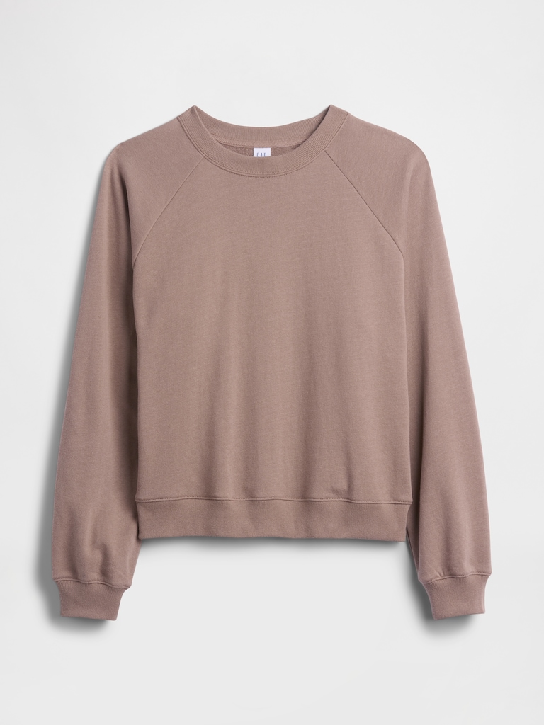 Relaxed French Terry Crewneck Sweatshirt