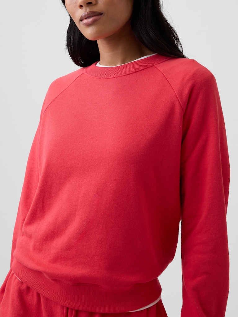 Relaxed French Terry Crewneck Sweatshirt
