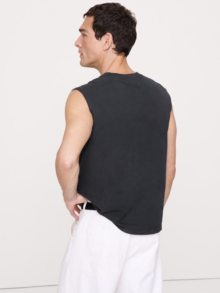 Sueded Cotton Tank