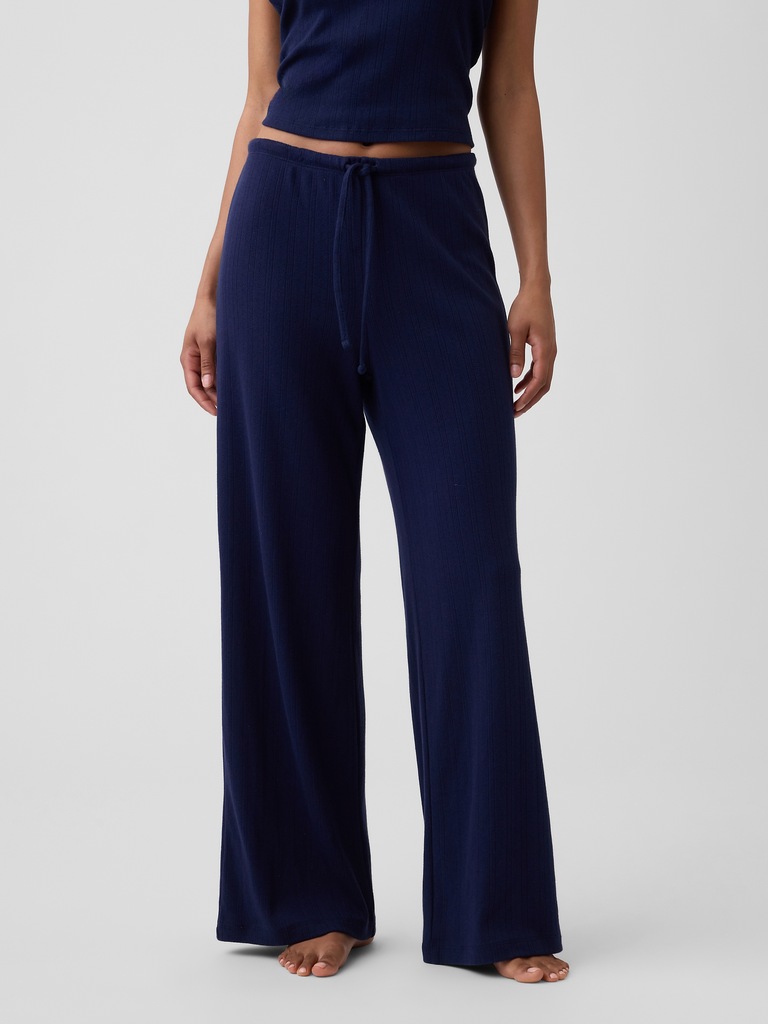 Relaxed Pointelle PJ Pants