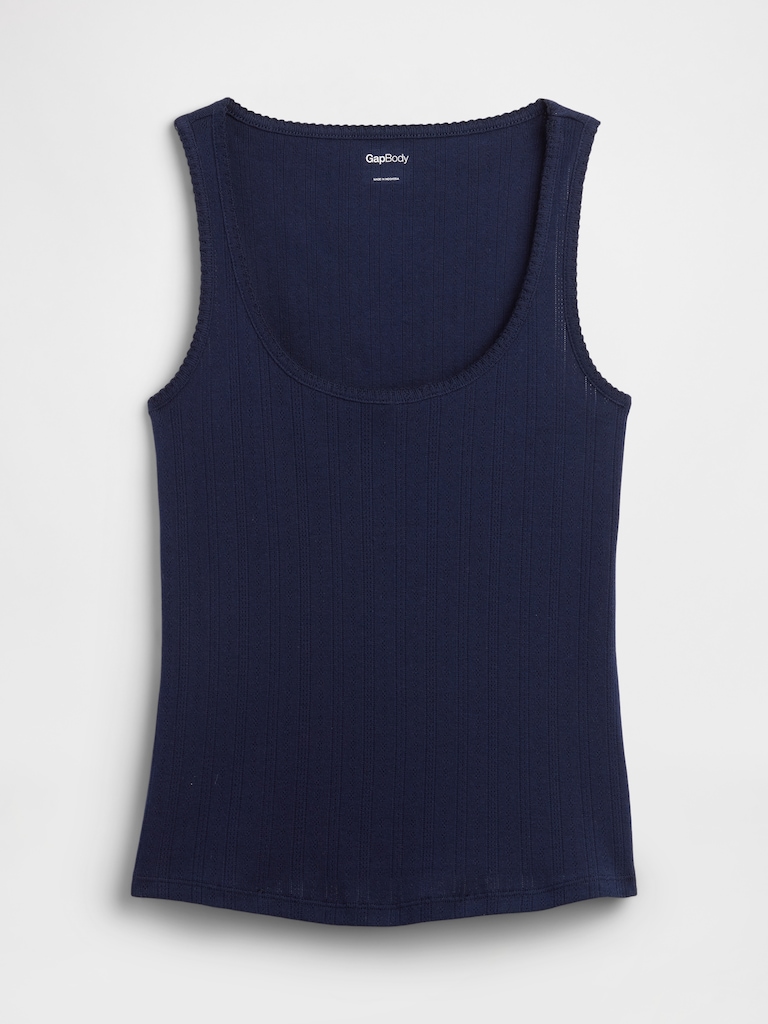 Pointelle PJ Tank Top
