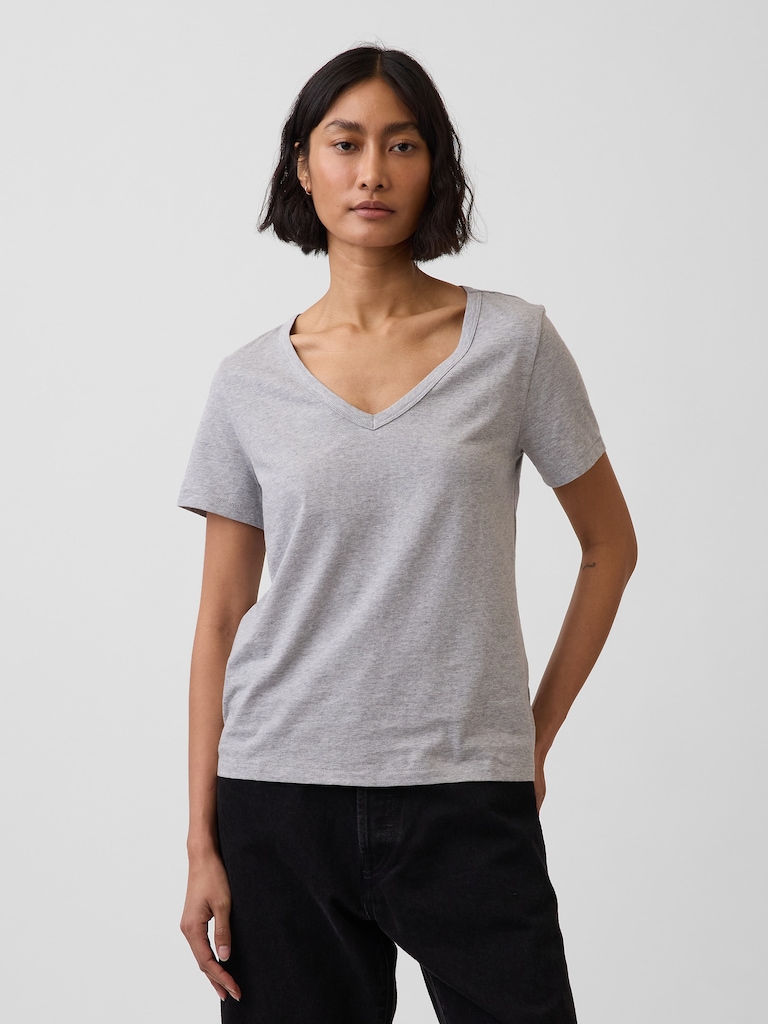 Organic Cotton VintageSoft V-Neck T-Shirt