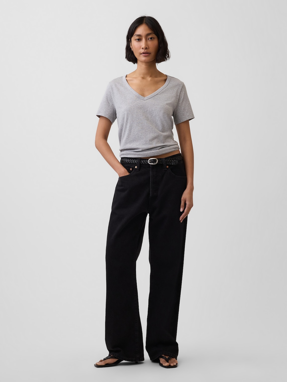 Organic Cotton VintageSoft V-Neck T-Shirt