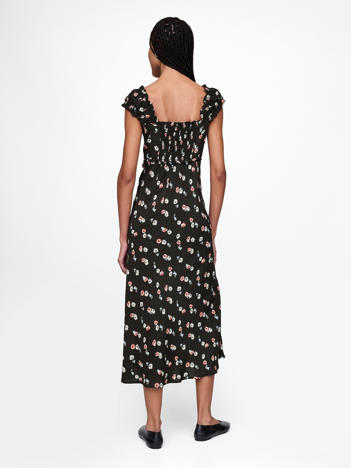 Crepe Sweetheart Maxi Dress