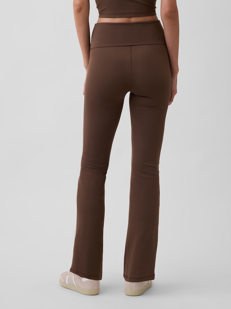 GapFit Smooth Foldover Mini Flare Leggings