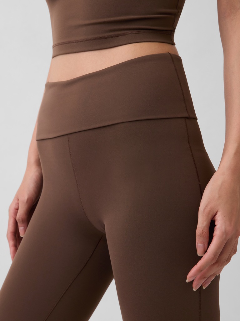 GapFit Smooth Foldover Mini Flare Leggings