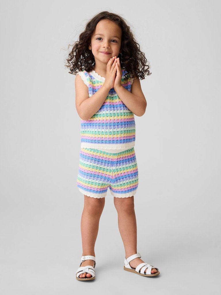 Baby & Toddler Crochet Pull-On Shorts