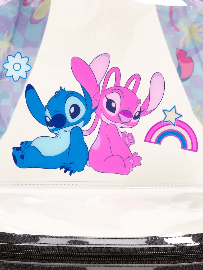Sac à dos transparent Stitch et Angel de Disney© pour enfant