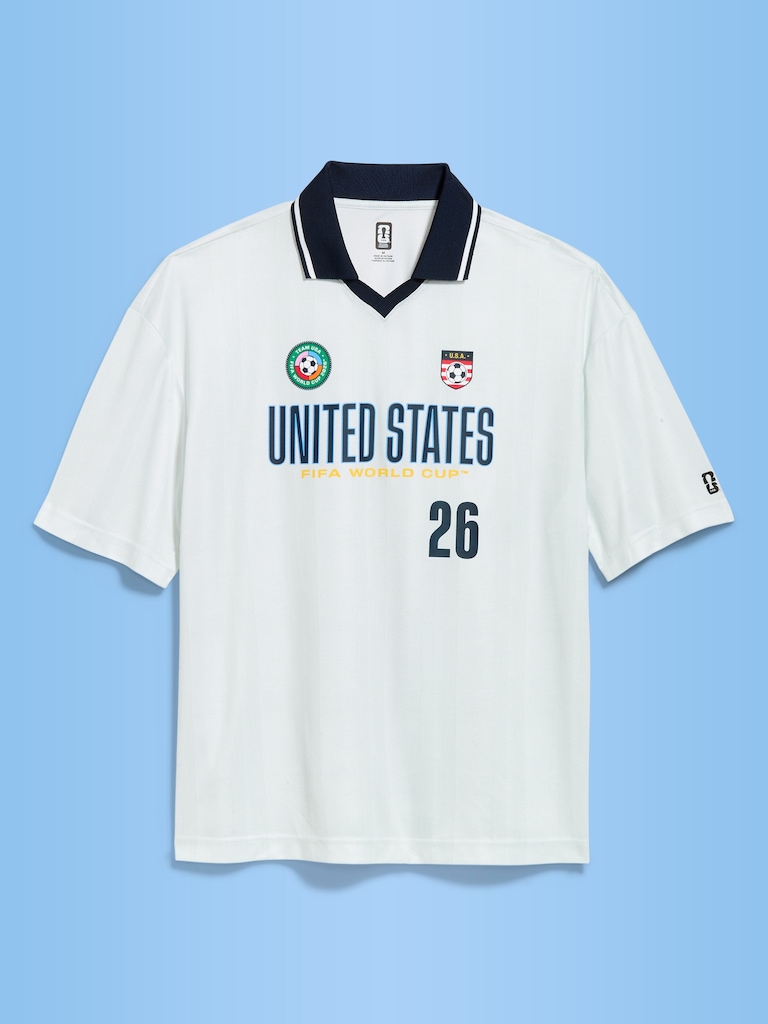 FIFA World Cup 26™ USA Lifestyle Collared Jersey T-Shirt for Men