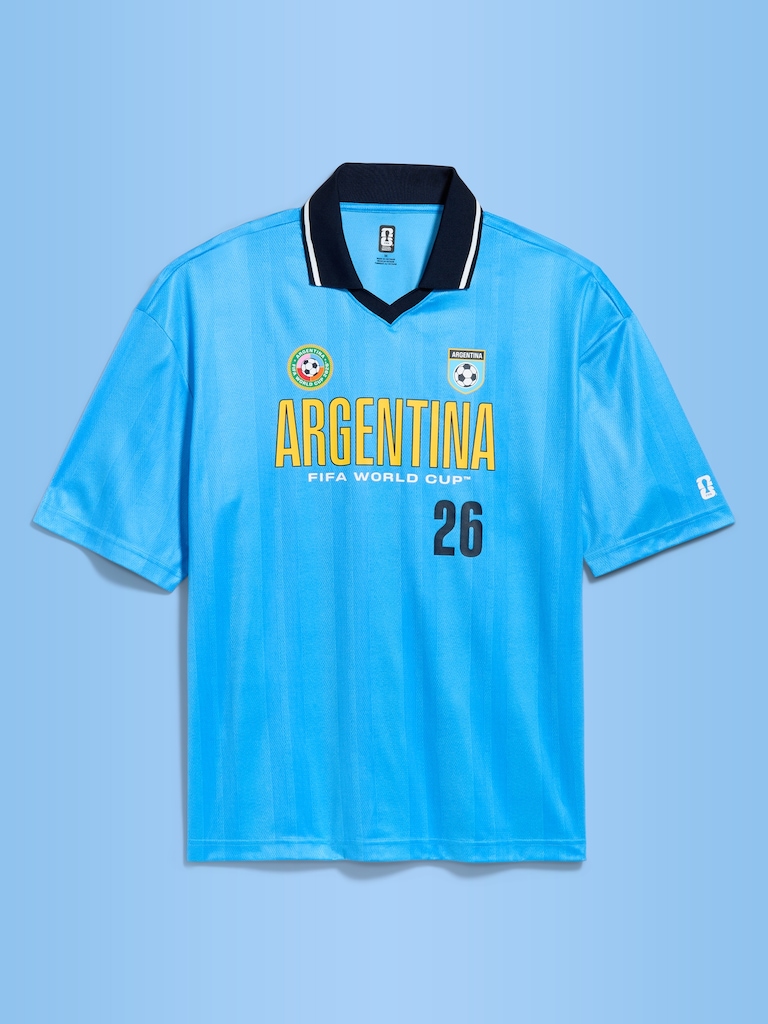 FIFA World Cup 26™ Argentina Lifestyle Collared Jersey T-Shirt for Men
