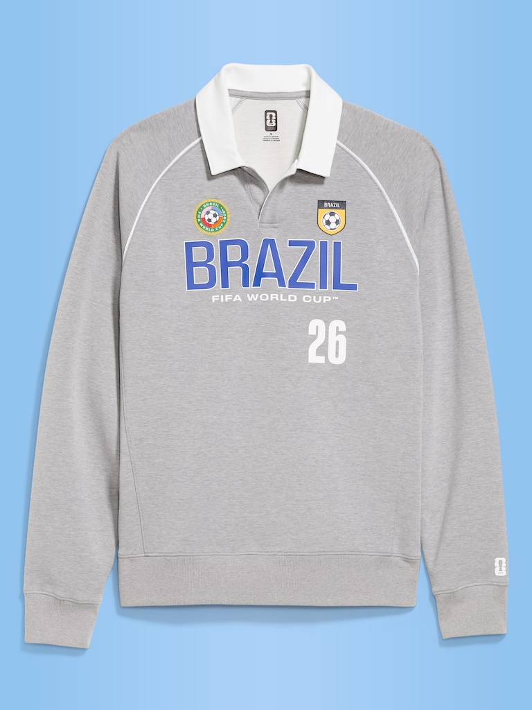 FIFA World Cup 26™ Brazil Dynamic Fleece Collared Graphic Sweatshirt for Men