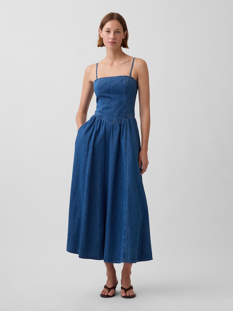 Denim Maxi Dress