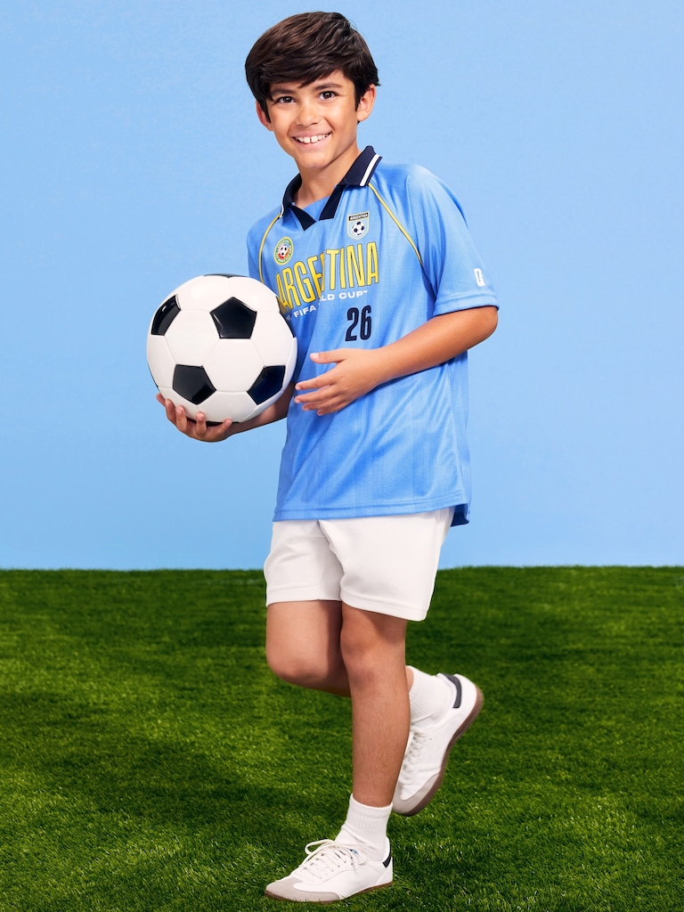 FIFA World Cup 26™ Argentina Lifestyle Collared Jersey T-Shirt for Kids