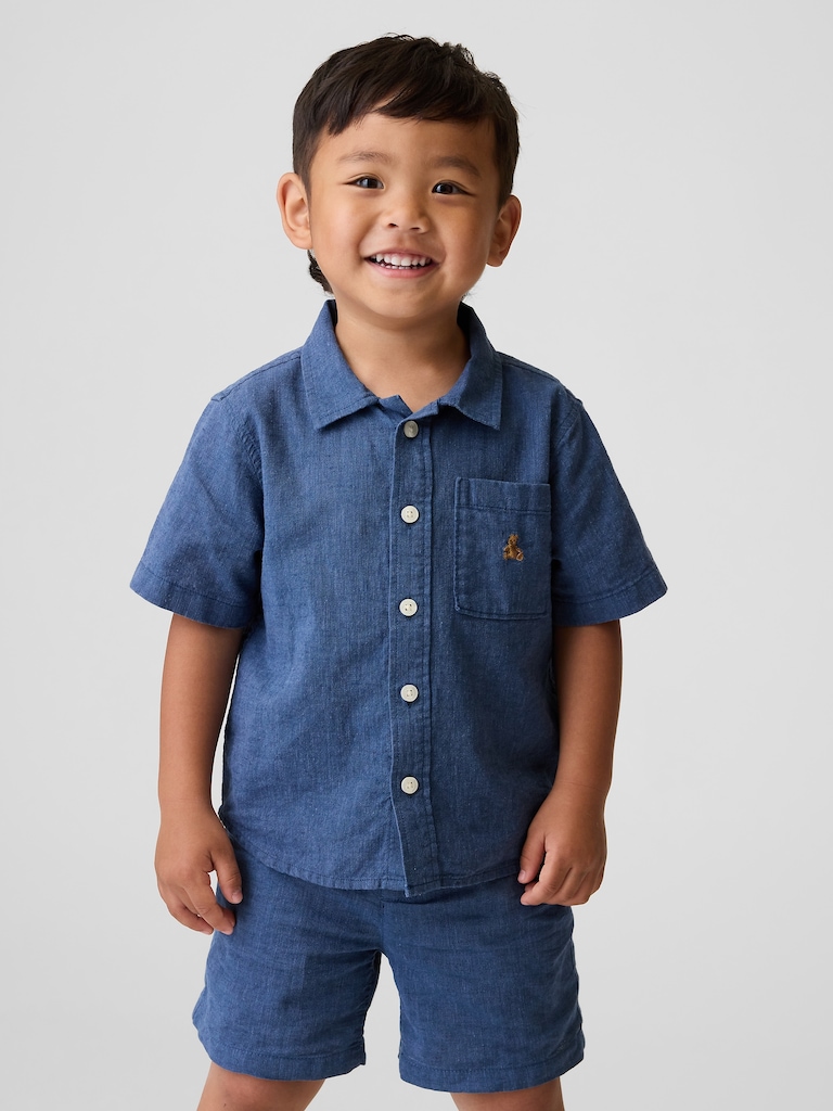 Baby & Toddler Linen-Cotton Shirt