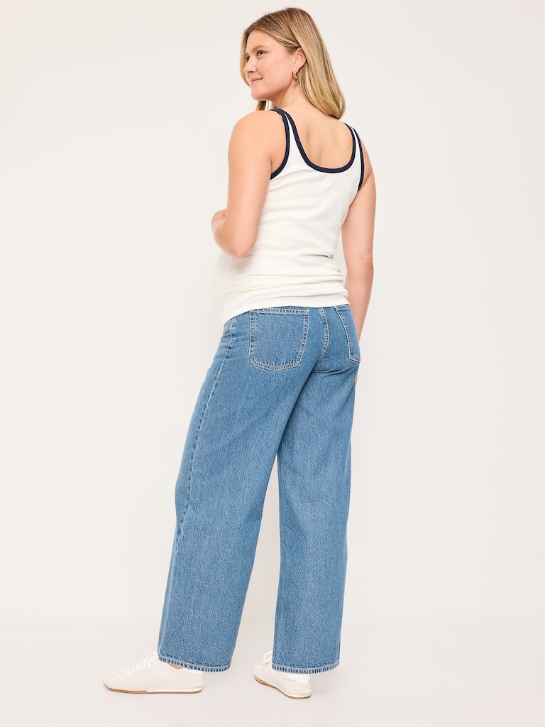 Maternity Full-Panel Wow Baggy Jeans