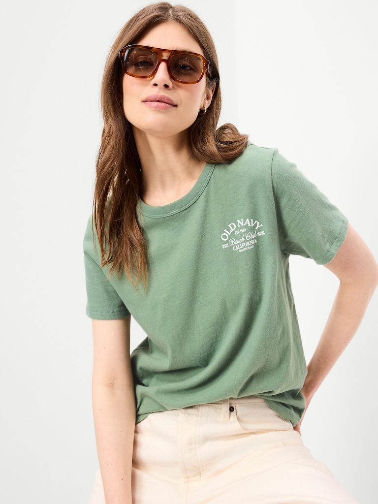 EveryWear Crew-Neck Logo-Graphic T-Shirt