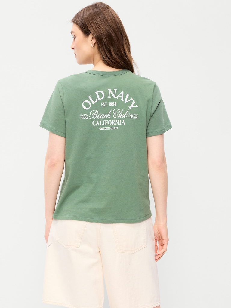 EveryWear Crew-Neck Logo-Graphic T-Shirt