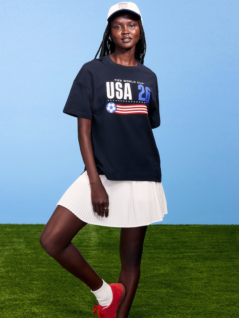 FIFA World Cup 26™ USA Vintage Crew-Neck T-Shirt for Women