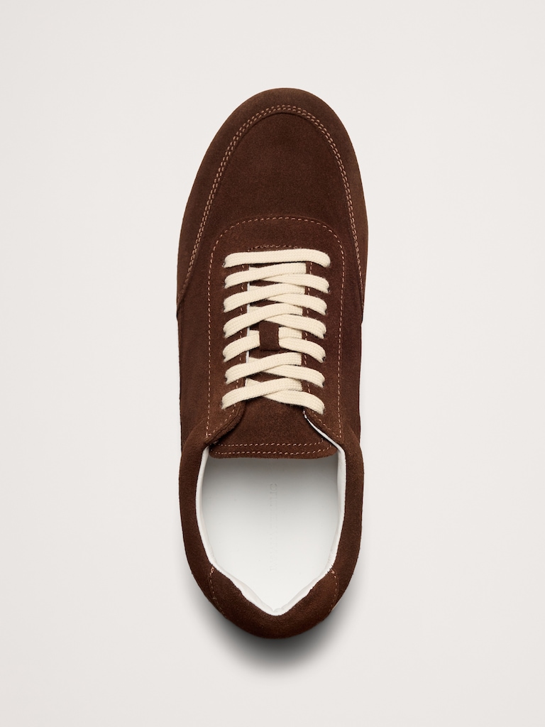 Italian Suede Low-Pro Sneaker
