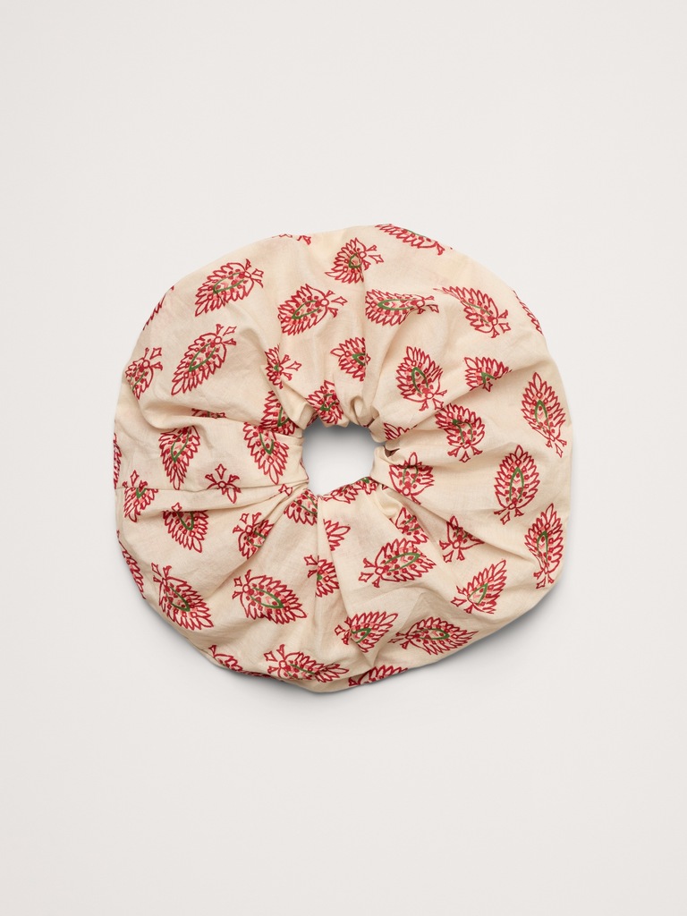 Cotton Hair Scrunchie