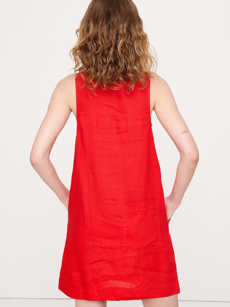 Linen Shift Dress