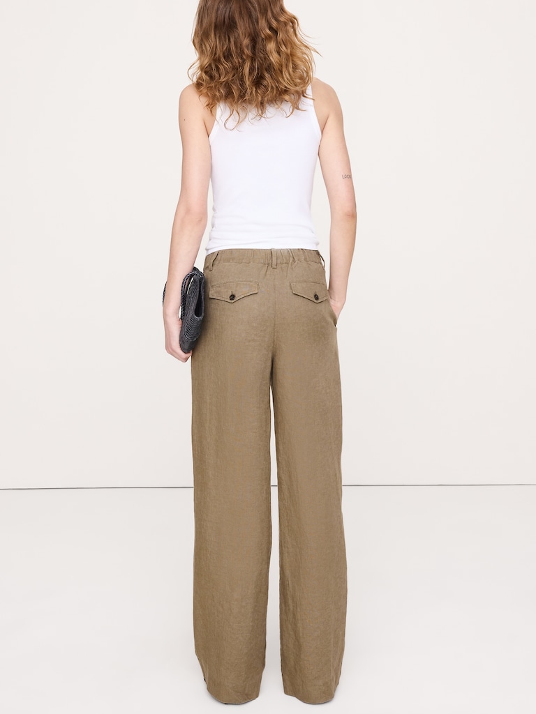 The Everyday Wide-Leg Pant in Linen