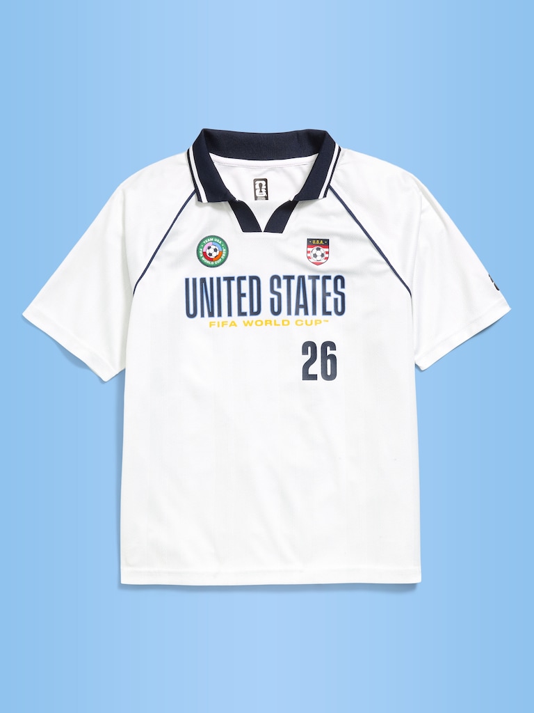 FIFA World Cup 26™ USA Lifestyle Collared Jersey T-Shirt for Kids