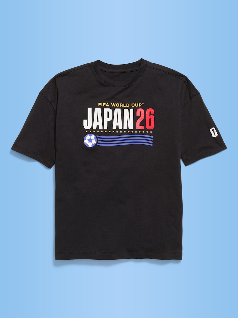 FIFA World Cup 26™ Japan Oversized Graphic T-Shirt for Boys