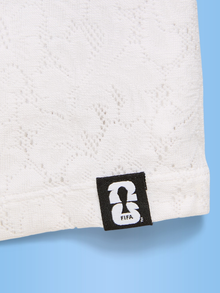 FIFA World Cup 26™ USA Boxy Lace V-Neck T-Shirt for Girls