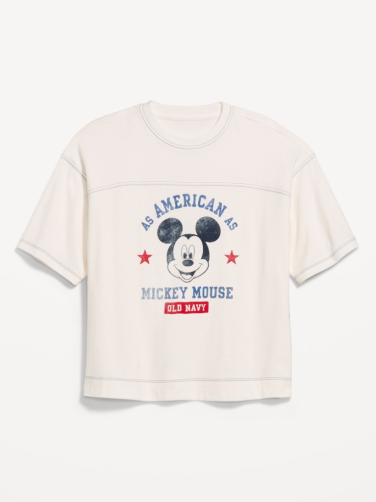 Old Navy x Disney Mickey Mouse Football-Style T-Shirt for Women