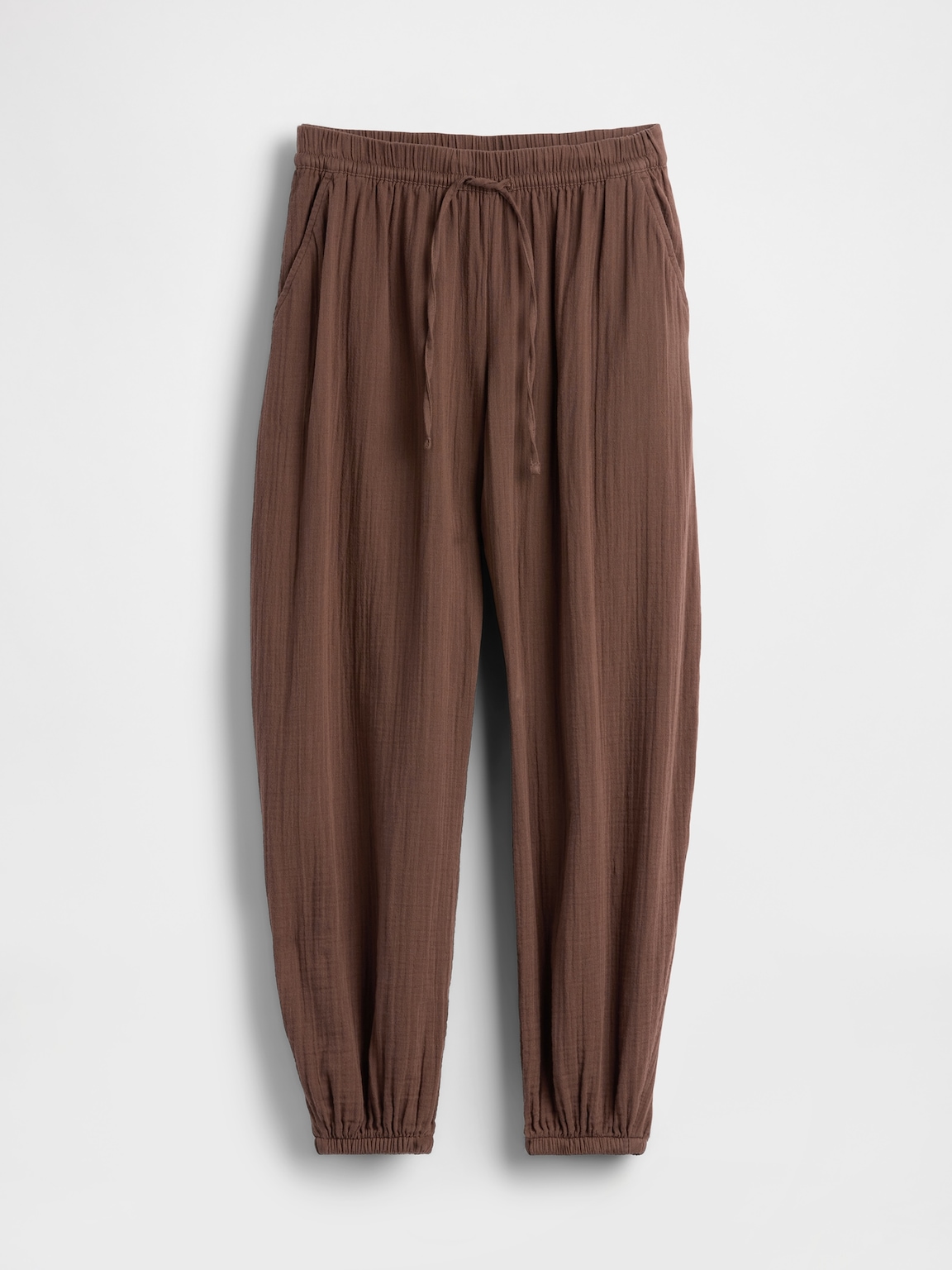 Cotton Gauze Easy Joggers