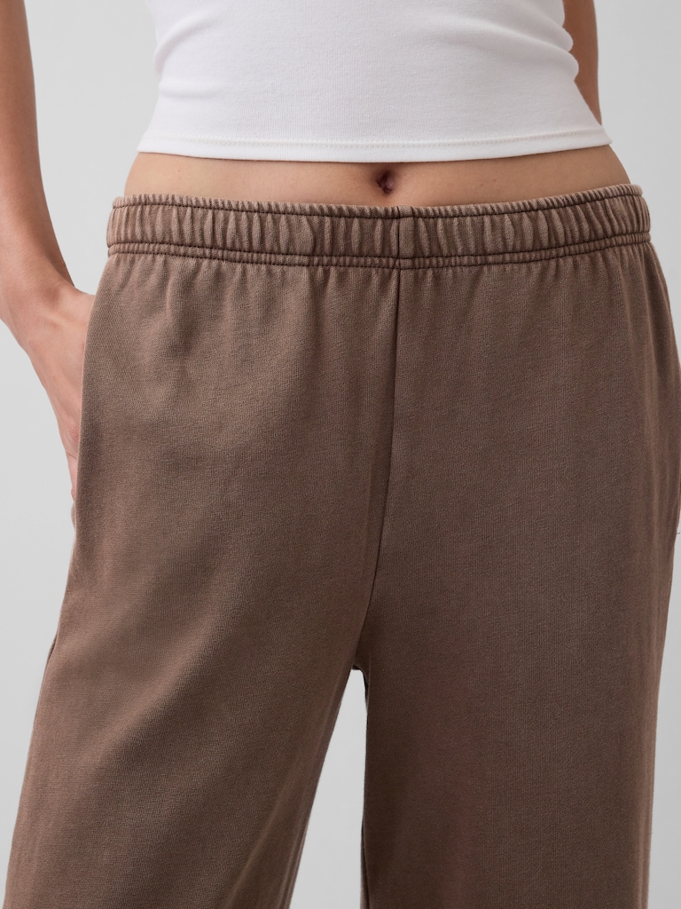 VintageSoft Terry Wide-Leg Sweatpants
