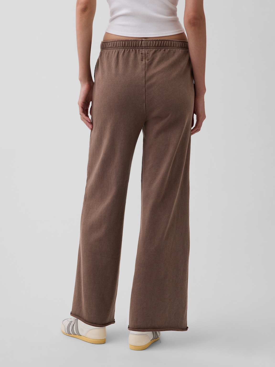 VintageSoft Terry Wide-Leg Sweatpants