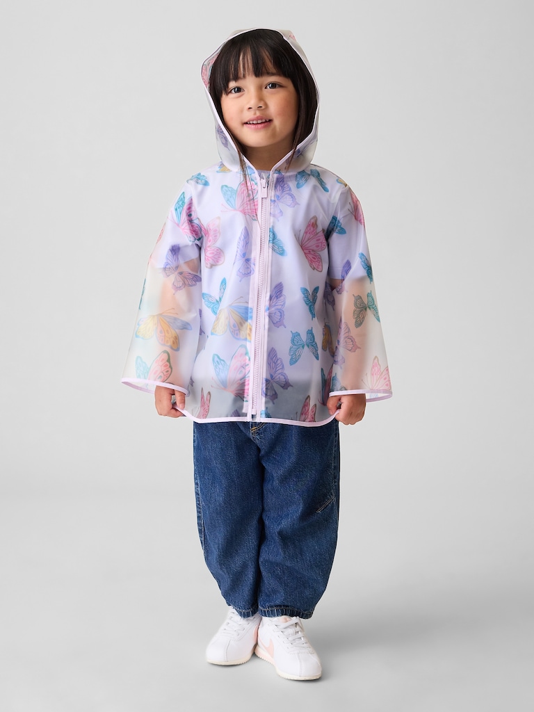 Baby & Toddler Butterfly Rain Jacket