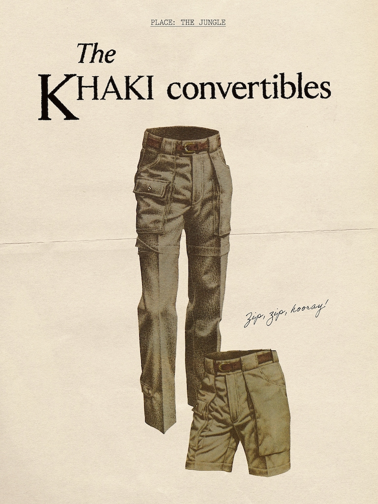 Archive Reissue Khaki Convertible Pants
