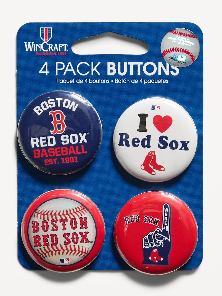 WinCraft® Boston Red Sox 4-Pack Buttons
